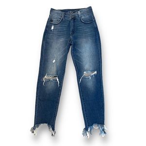 KanCan cropped hi-rise jeans